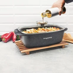 Brytfanna aluminiowa z aromatyzerem Konighoffer Pollo 5,5 l prostokątna