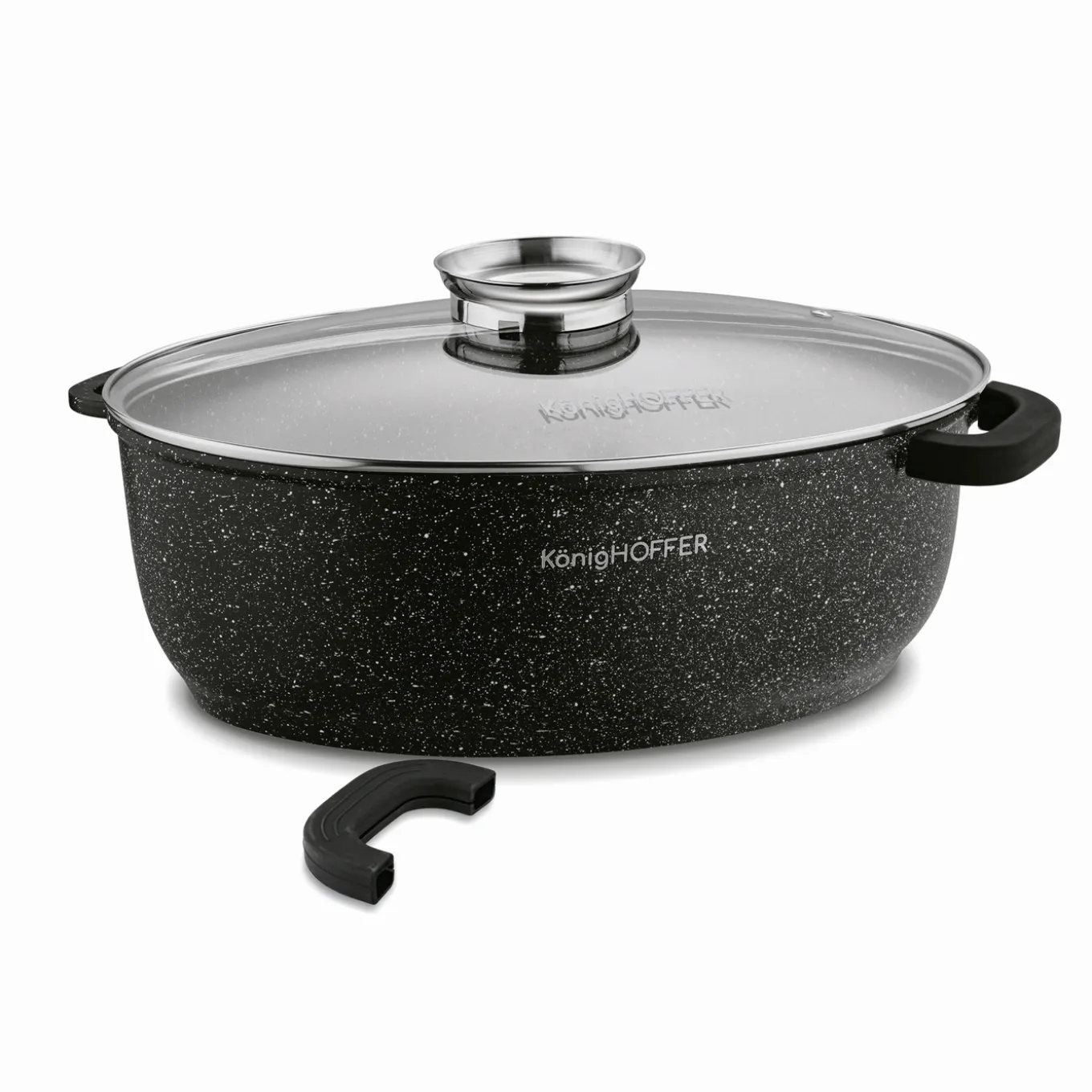 Brytfanna aluminiowa z aromatyzerem Konighoffer Pollo 8 l owalna