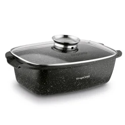 Brytfanna aluminiowa z powłoką ceramiczną i aromatyzerem Konighoffer Kingstone 5,5 l