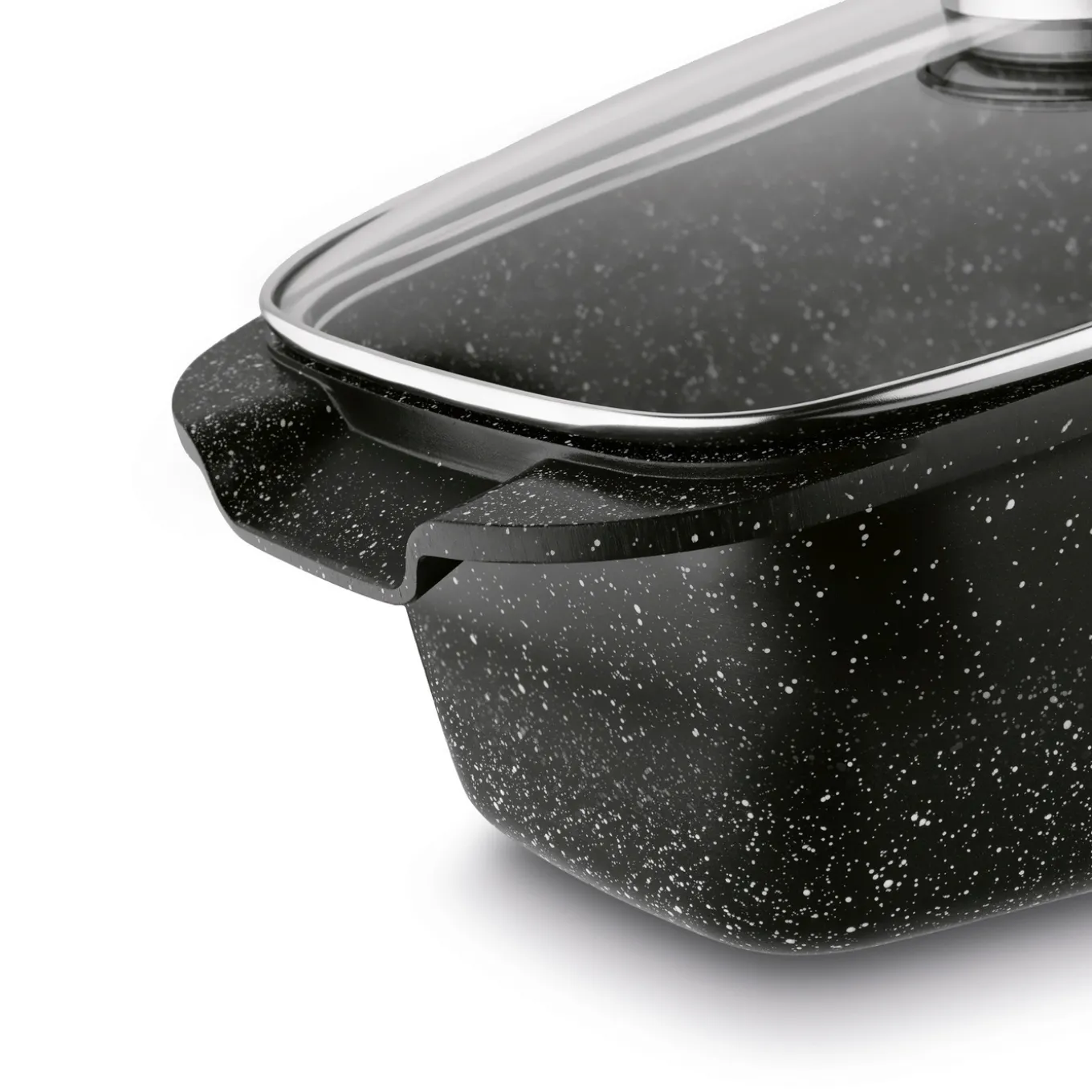 Brytfanna aluminiowa z powłoką ceramiczną i aromatyzerem Konighoffer Kingstone 5,5 l