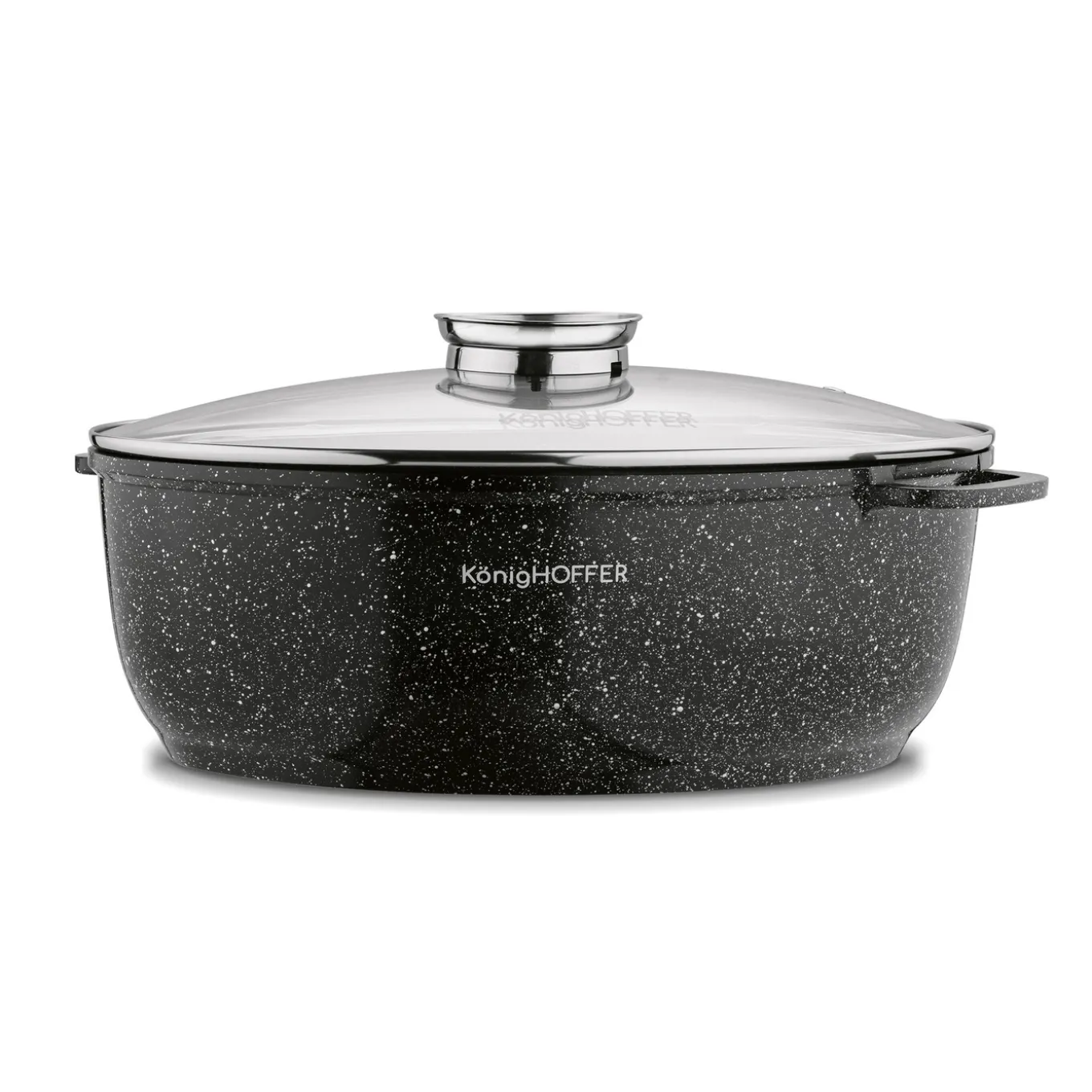 Brytfanna ceramiczna owalna Konighoffer Kingstone 8 l na indukcję