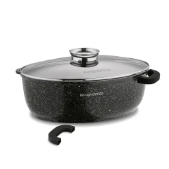 Brytfanna ceramiczna owalna Konighoffer Kingstone 8 l na indukcję