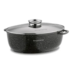 Brytfanna ceramiczna owalna Konighoffer Kingstone 8 l na indukcję