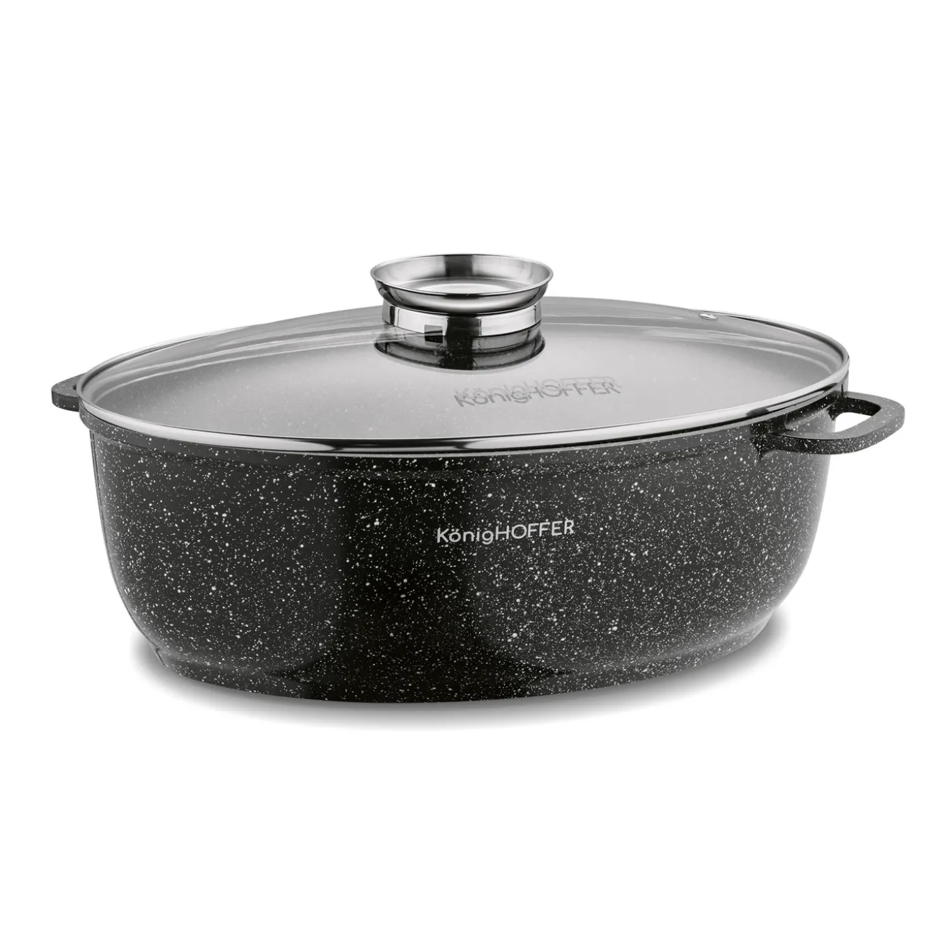 Brytfanna ceramiczna owalna Konighoffer Kingstone 8 l na indukcję