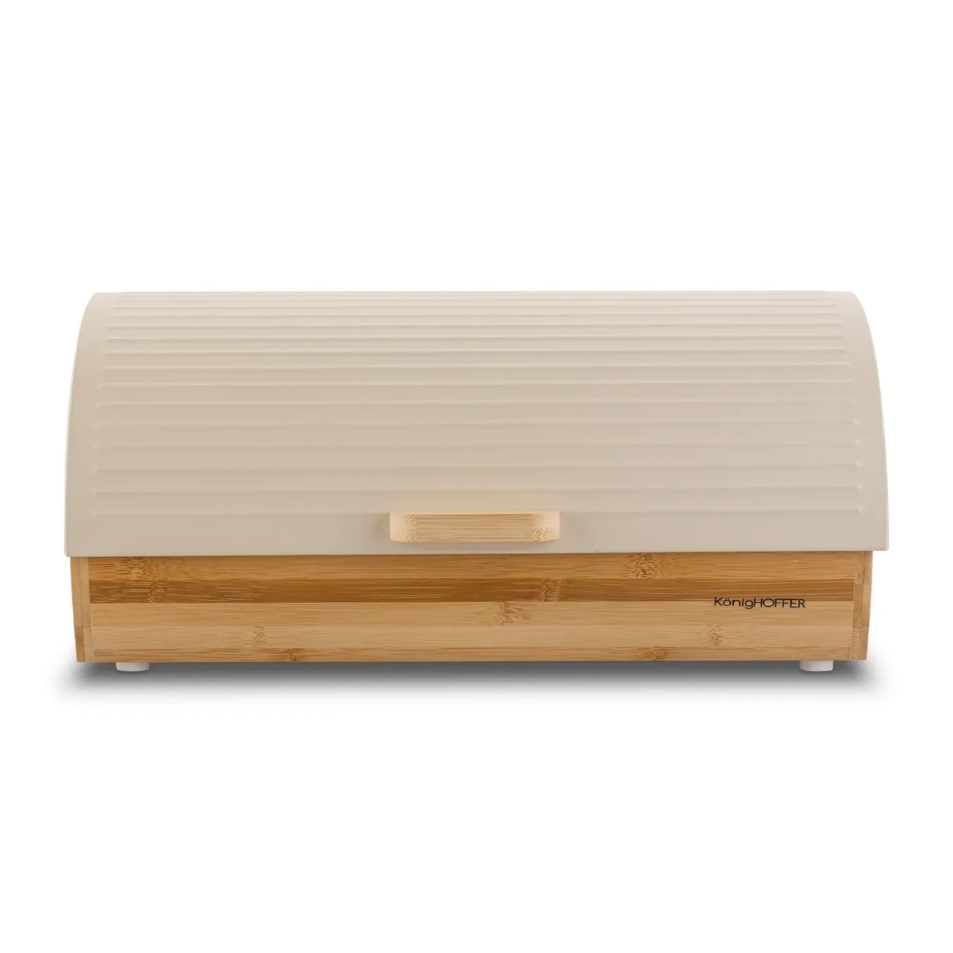 Chlebak bambusowy Konighoffer Fushion 36 x 22 x 17 cm kremowy