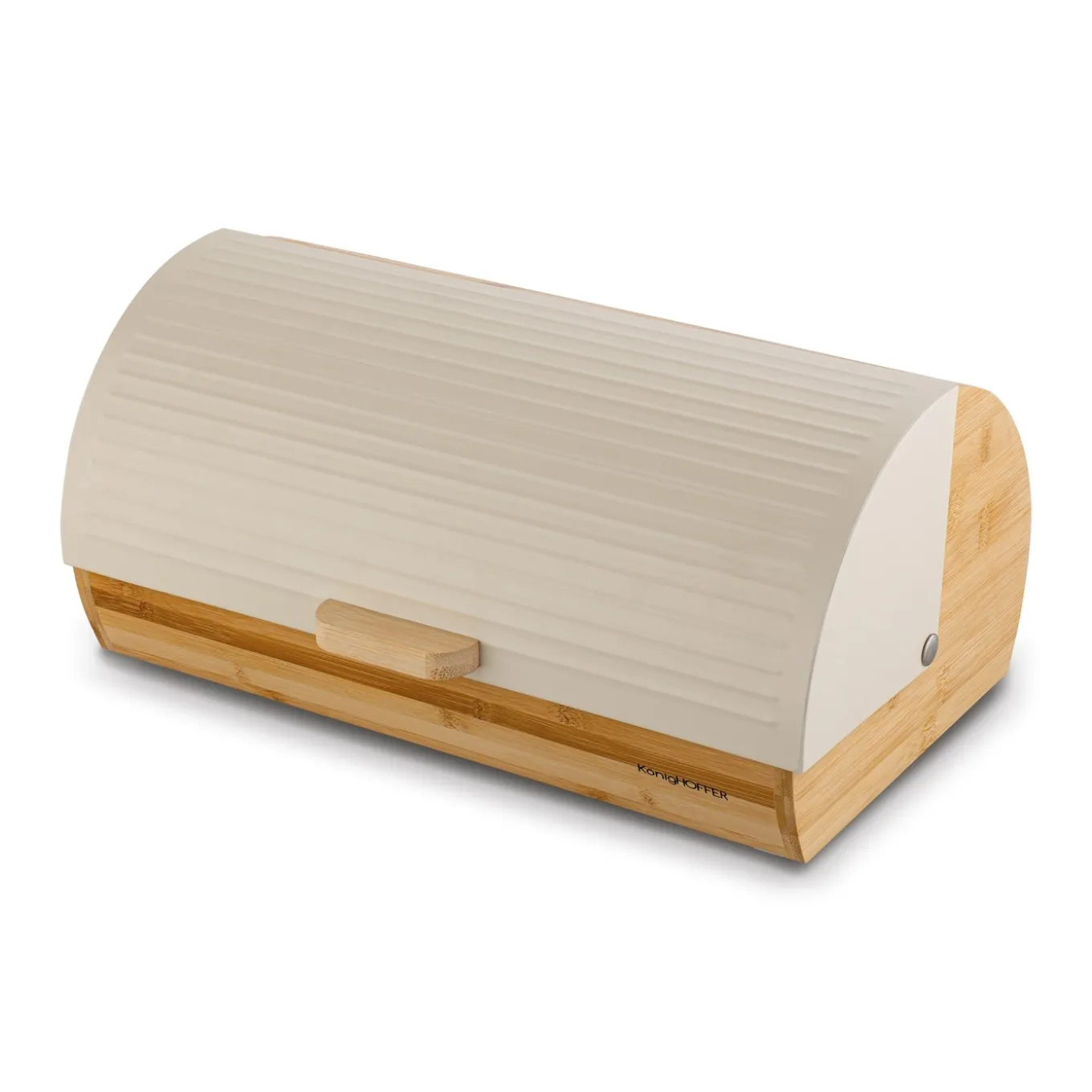 Chlebak bambusowy Konighoffer Fushion 36 x 22 x 17 cm kremowy
