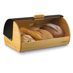 Chlebak bambusowy Konighoffer Fushion 36 x 22 x 17 cm czarny