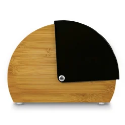 Chlebak bambusowy Konighoffer Fushion 36 x 22 x 17 cm czarny