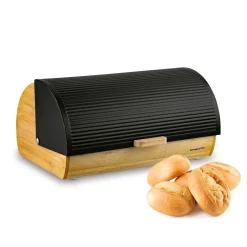 Chlebak bambusowy Konighoffer Fushion 36 x 22 x 17 cm czarny