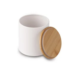 Chlebak metalowy z 3 pojemnikami Konighoffer Volano biały