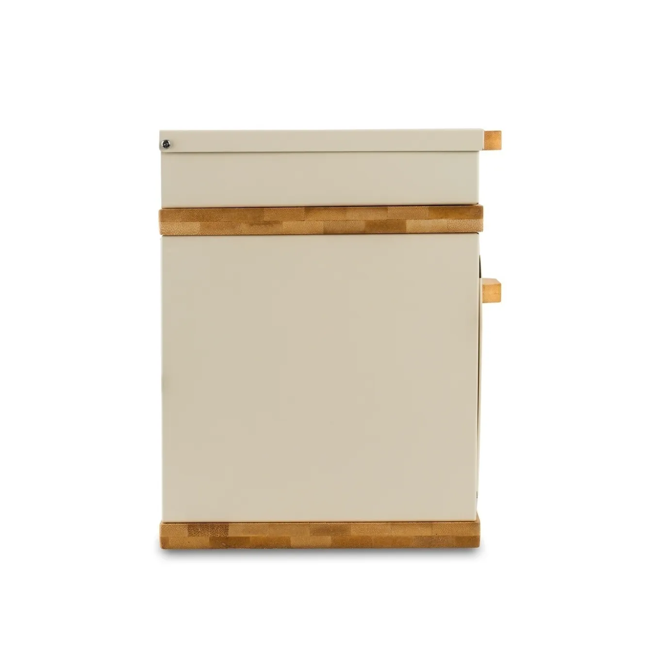 Chlebak stalowy dwupoziomowy Konighoffer Artesano 38 x 18 x 23 cm kremowy