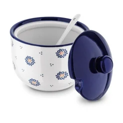 Cukiernica ceramiczna z łyżeczką Tadar Folklor