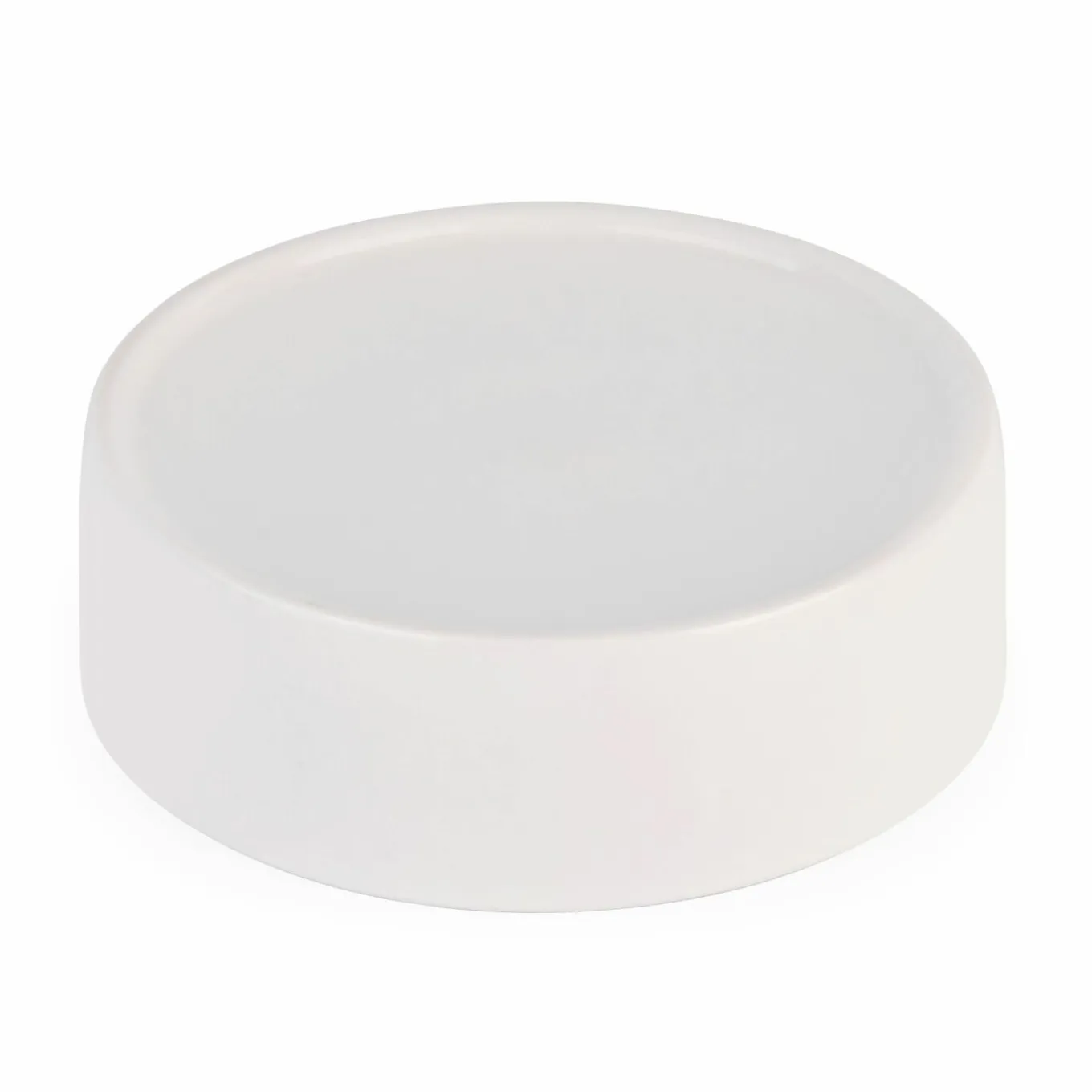 Cukiernica porcelanowa z bambusową pokrywką i łyżeczką Konighoffer 14,5 x 5 cm biała