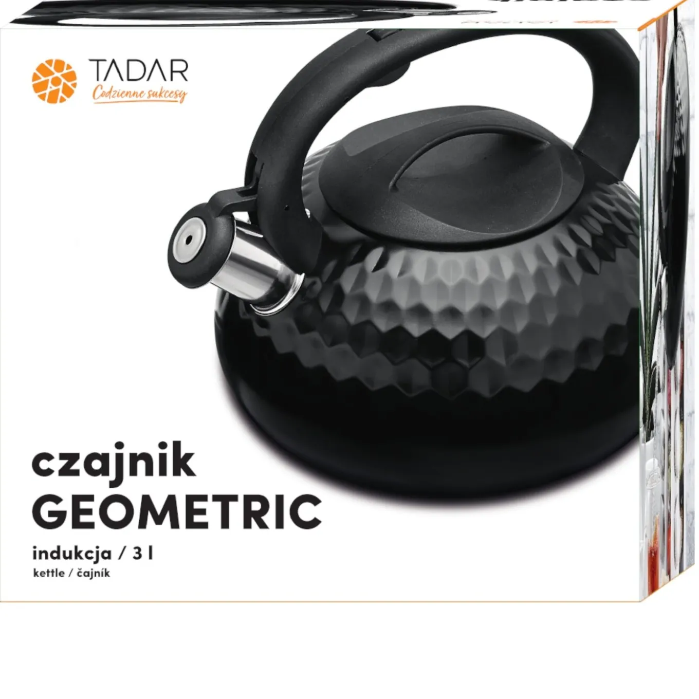 Czajnik na indukcję Tadar Geometric 3 l czarny