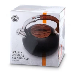 Czajnik nierdzewny Konighoffer Douglas 2,5 l czarny