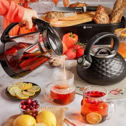 Czajnik nierdzewny na indukcję Konighoffer Pascal 3 l czarny
