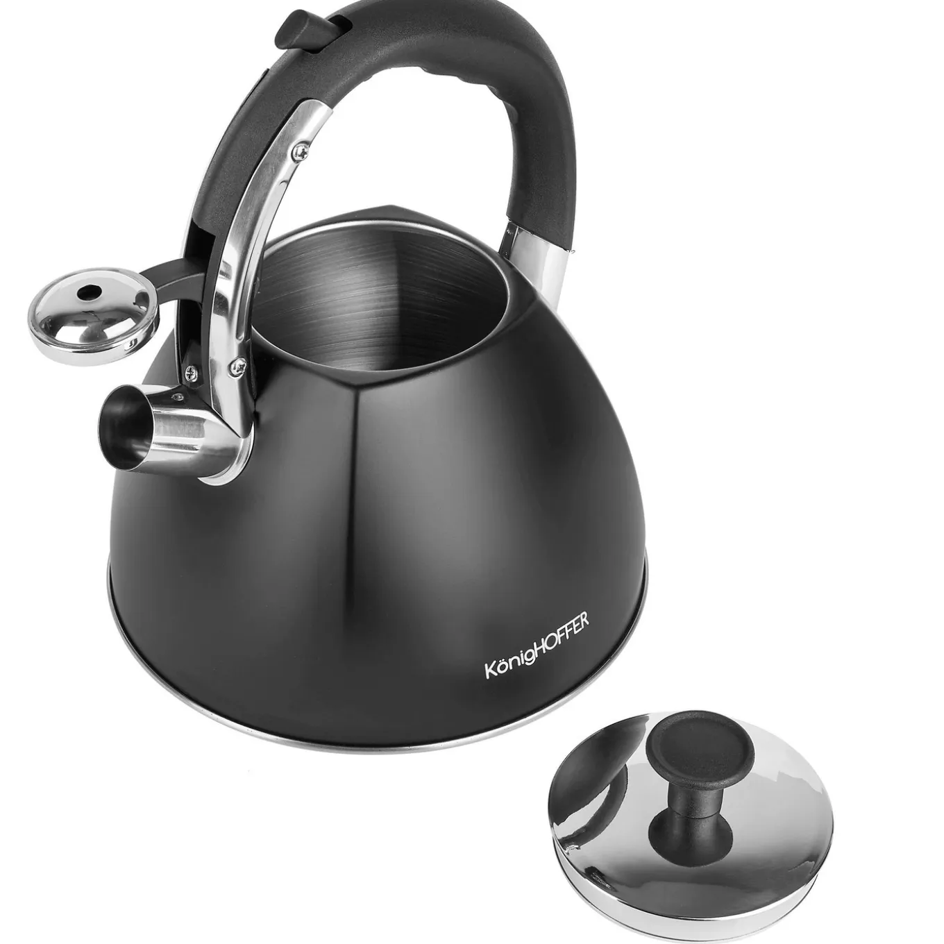 Czajnik tradycyjny Konighoffer Firenze II 2,5 l czarny mat