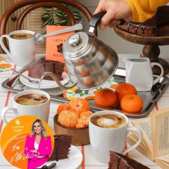 Czajnik z termometrem Konighoffer Barista 1 l srebrny