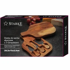 Deska do sera z 3 akcesoriami Starke Pro 24,5 x 15 x 3,5 cm