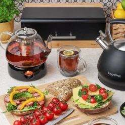 Dzbanek do herbaty borokrzemowy z podgrzewaczem Tadar Carina 1,2 l