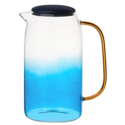 Dzbanek szklany Starke Pro Arube 1,5 l i 2 szklanki 300 ml niebieskie