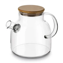 Dzbanek szklany ze spiralą i podgrzewaczem ceramicznym Tadar Nexo 1,3 l