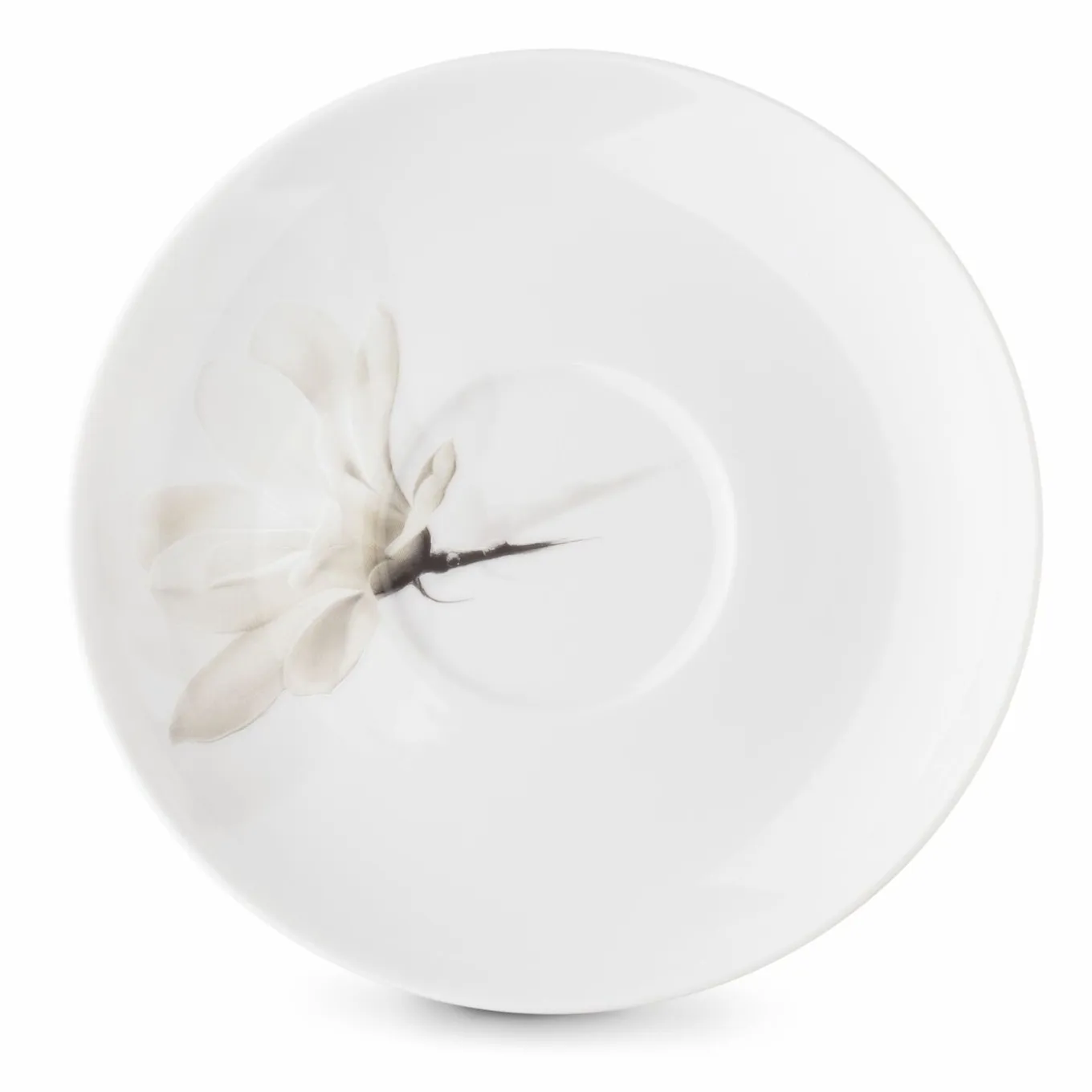 Filiżanka do kawy porcelanowa ze spodkiem Lubiana Wiedeń Magnolia II 350 ml