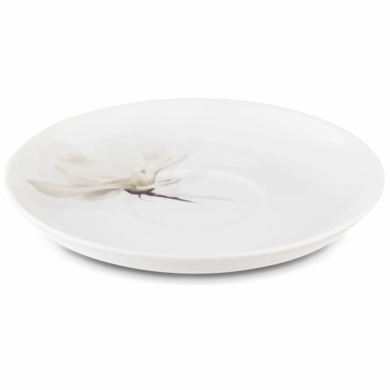 Filiżanka do kawy porcelanowa ze spodkiem Lubiana Wiedeń Magnolia II 350 ml