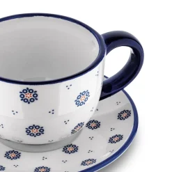 Filiżanka do kawy ze spodkiem Tadar Folklor 300 ml