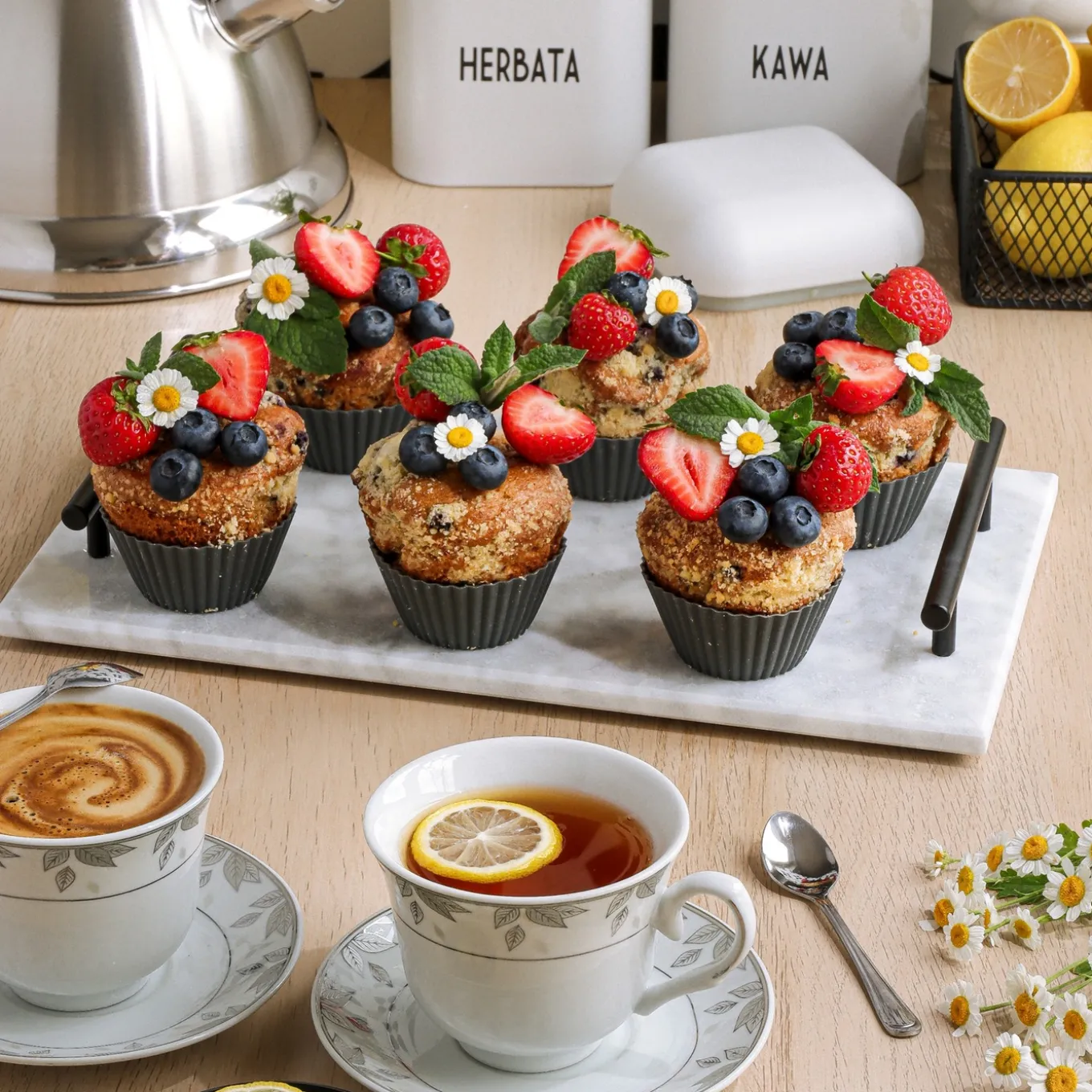 Foremki papilotki do pieczenia muffinek i babeczek Tadar Silico 6 sztuk