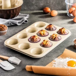 Forma do 12 muffinek z powłoką ceramiczną Tadar 35 x 26,5 x 3 cm