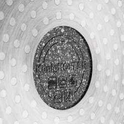 Garnek ceramiczny Konighoffer Kingstone 28 cm kwadratowy z aromatyzerem i 2 nak艂adki