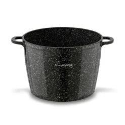 Garnek ceramiczny wysoki Konighoffer Kingstone 6,85 l okrągły z aromatyzerem i 2 nakładki