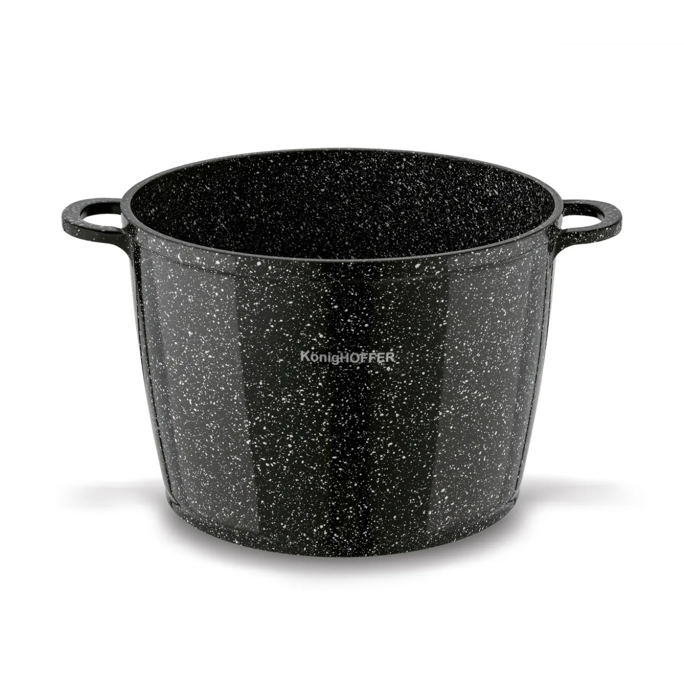 Garnek ceramiczny wysoki Konighoffer Kingstone 6,85 l okrągły z aromatyzerem i 2 nakładki