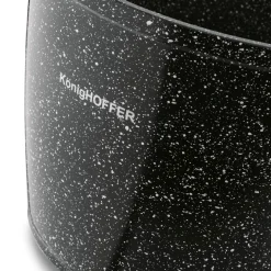 Garnek ceramiczny wysoki Konighoffer Kingstone 6,85 l okrągły z aromatyzerem i 2 nakładki