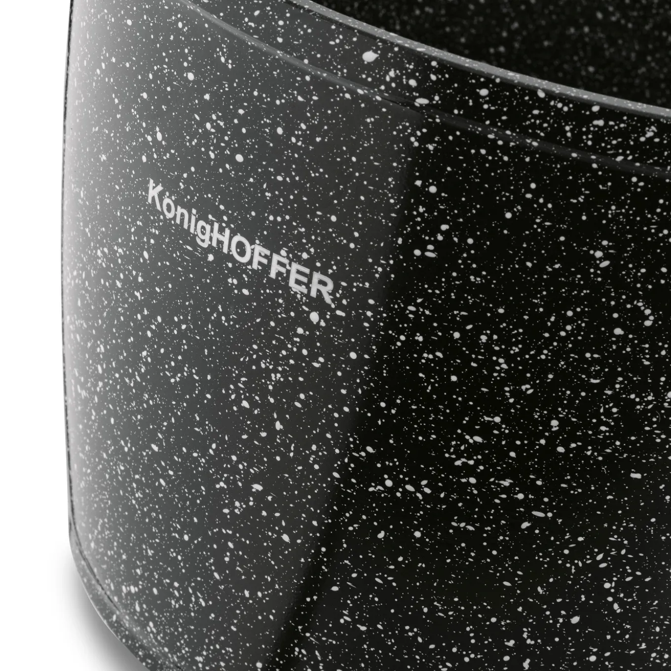 Garnek ceramiczny wysoki Konighoffer Kingstone 6,85 l okrągły z aromatyzerem i 2 nakładki
