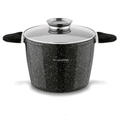 Garnek ceramiczny wysoki Konighoffer Kingstone 6,85 l okrągły z aromatyzerem i 2 nakładki