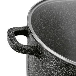 Garnek ceramiczny wysoki Konighoffer Kingstone 6,85 l okrągły z aromatyzerem i 2 nakładki