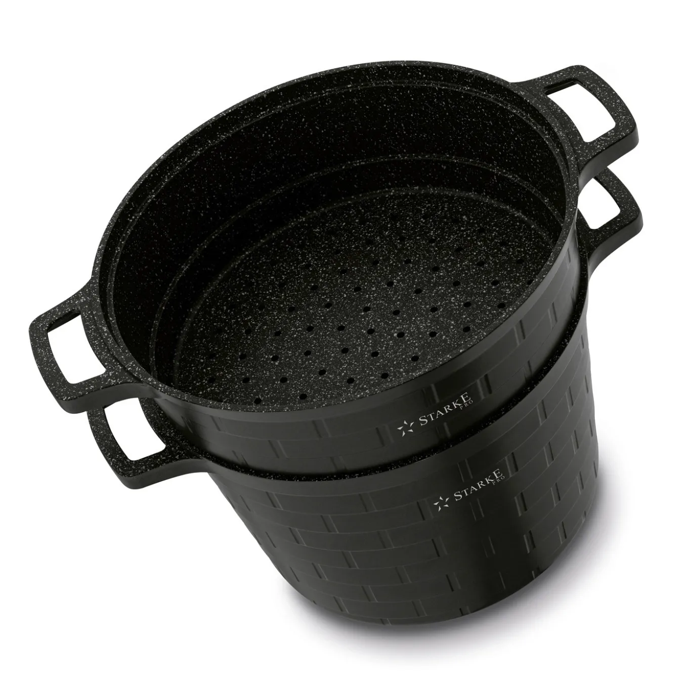 Garnek do gotowania na parze Starke Pro Brick Marble 6,3 l