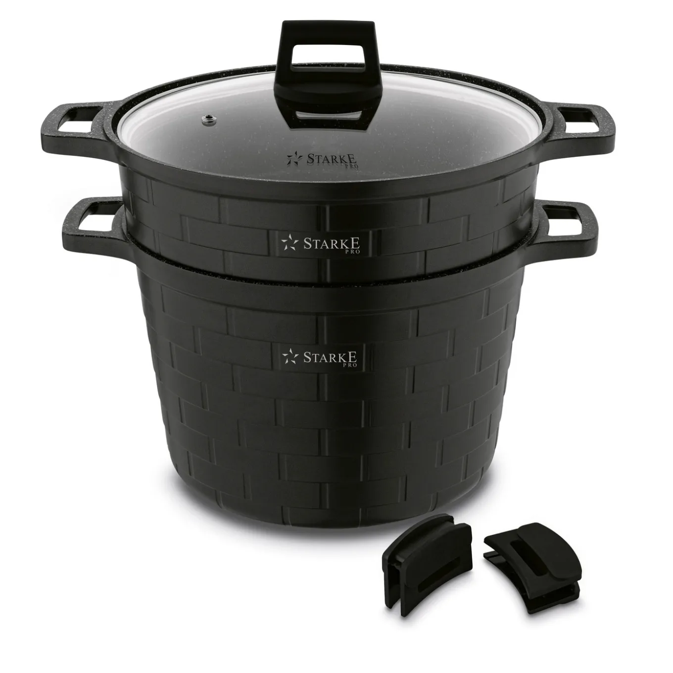 Garnek do gotowania na parze Starke Pro Brick Marble 6,3 l