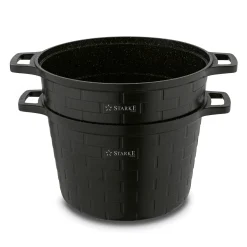 Garnek do gotowania na parze Starke Pro Brick Marble 6,3 l