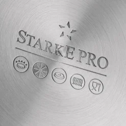 Garnek gastronomiczny z pokrywką Starke Pro Premio Alto II 10,5 l