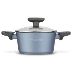 Garnek na indukcję non stick z pokrywką Starke Pro Double 1,45 l