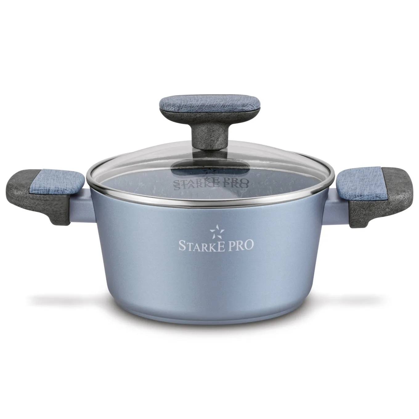 Garnek na indukcję non stick z pokrywką Starke Pro Double 1,45 l