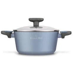 Garnek na indukcję non stick z pokrywką Starke Pro Double 2,65 l