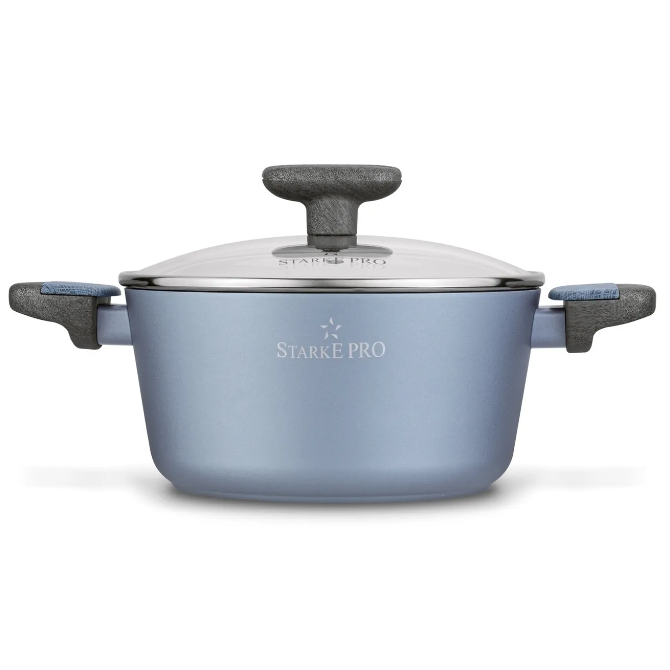 Garnek na indukcję non stick z pokrywką Starke Pro Double 2,65 l