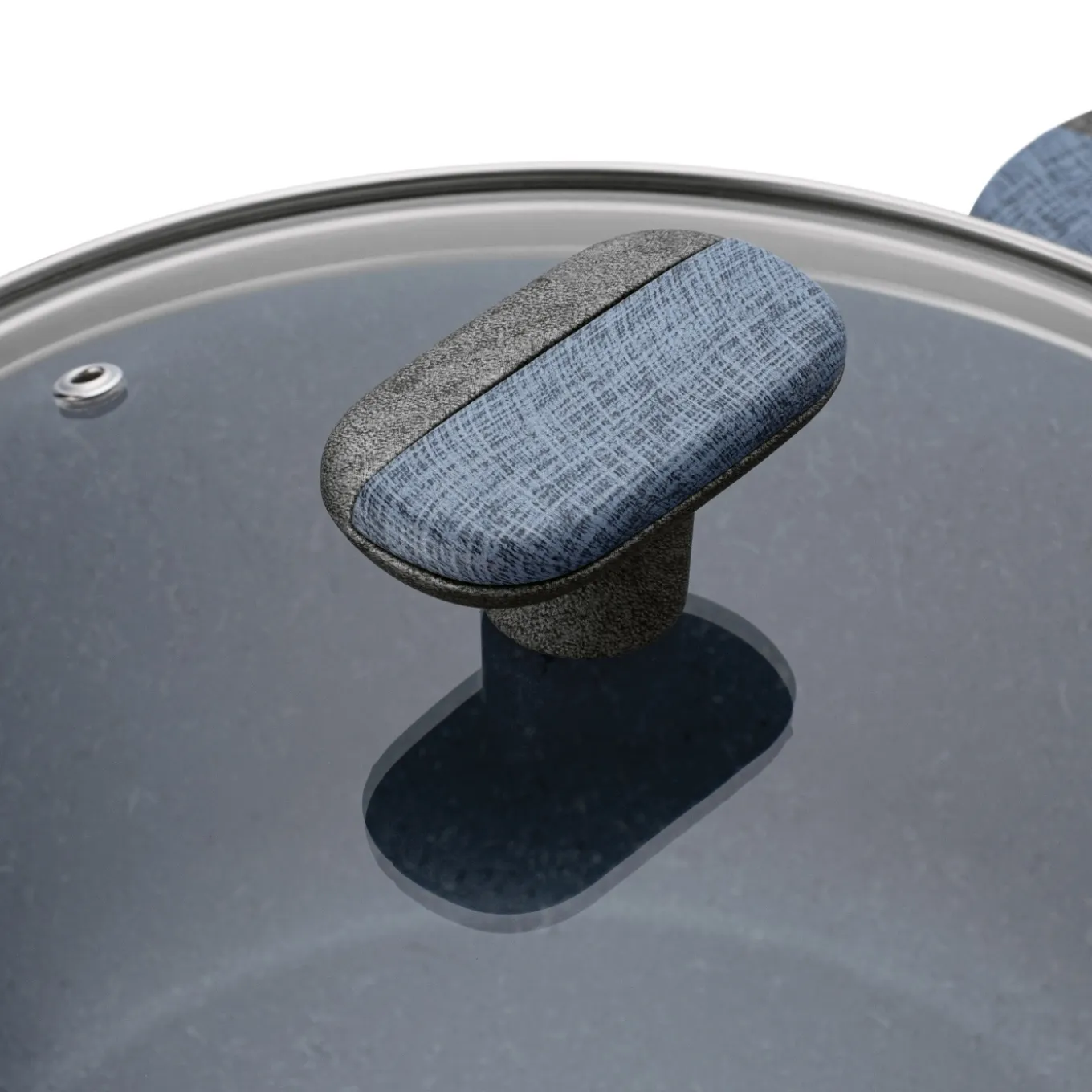 Garnek na indukcję non stick z pokrywką Starke Pro Double 2,65 l