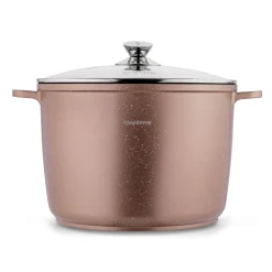 Garnek na indukcję wysoki Konighoffer Pollo Rose Gold 10 l i 2 nakładki