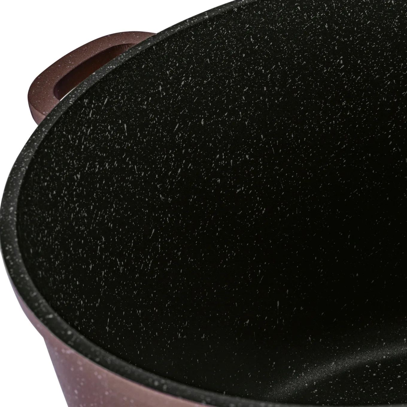 Garnek na indukcję wysoki Konighoffer Pollo Rose Gold 10 l i 2 nakładki