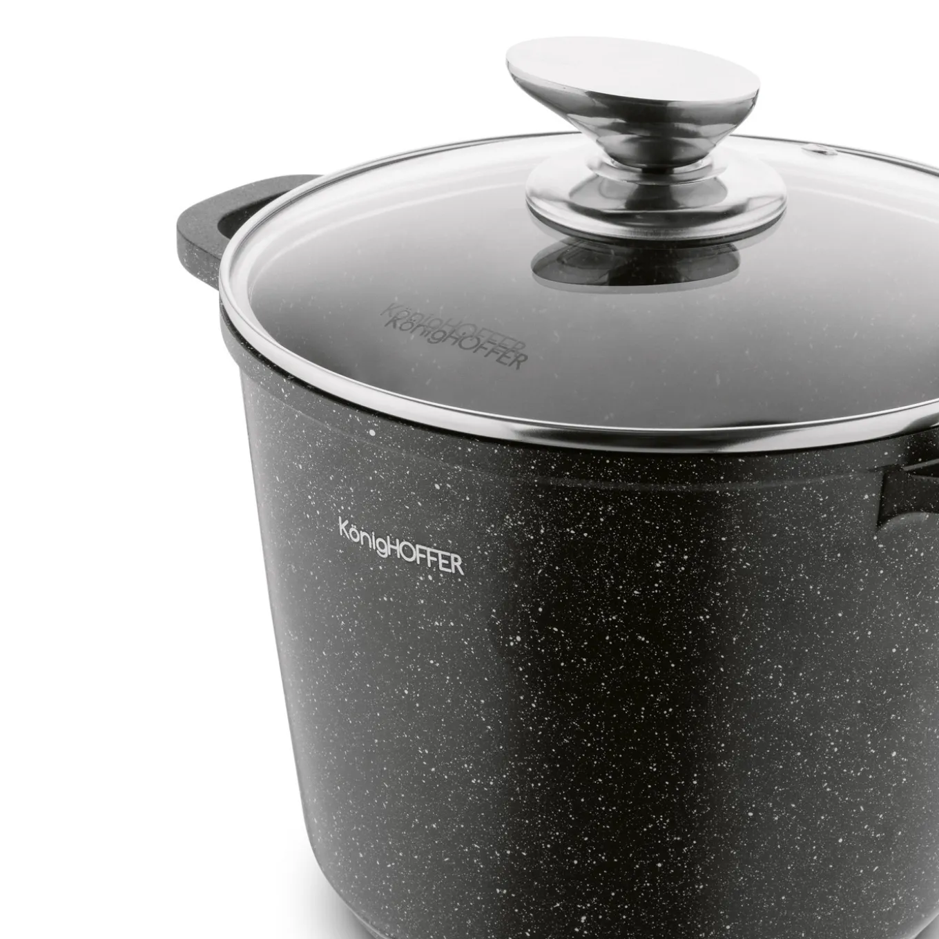 Garnek na indukcję wysoki Konighoffer Pollo 4 l i 2 nakładki